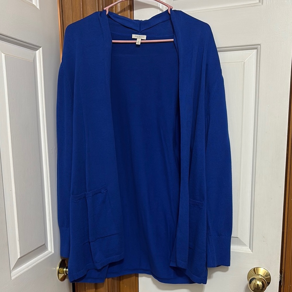 Talbots Plus Size Blue Women's Sweater